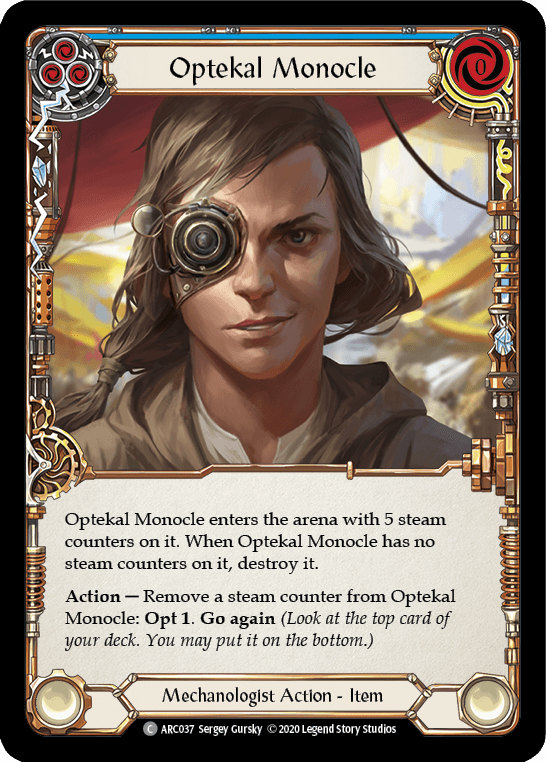 Optekal Monocle [U-ARC037] (Arcane Rising Unlimited) Unlimited Rainbow Foil - POKÉ JEUX