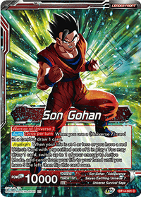 Son Gohan // Son Gohan, the Power of Duty (BT14-001) [Cross Spirits] - POKÉ JEUX