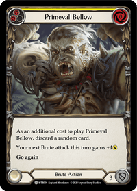Primeval Bellow (Yellow) [U-WTR036] (Welcome to Rathe Unlimited) Unlimited Rainbow Foil - POKÉ JEUX