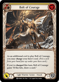 Bolt of Courage (Yellow) [MON043] (Monarch) 1st Edition Normal - POKÉ JEUX