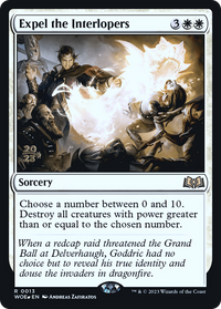 Expel the Interlopers [Wilds of Eldraine Prerelease Promos]