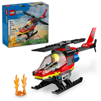 LEGO 60411 - CITY - Fire Rescue Helicopter - 85pcs (Special Order)