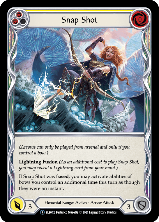 Snap Shot (Yellow) [U-ELE042] (Tales of Aria Unlimited) Unlimited Rainbow Foil - POKÉ JEUX