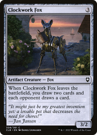 Clockwork Fox [Commander Legends: Battle for Baldur's Gate]