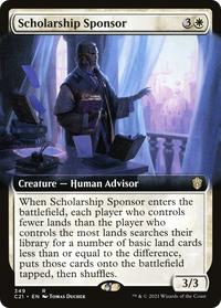 Scholarship Sponsor (Extended Art) [Commander 2021]
