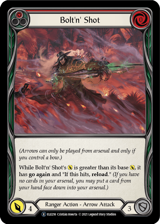 Bolt'n' Shot (Red) [U-ELE216] (Tales of Aria Unlimited) Unlimited Rainbow Foil - POKÉ JEUX