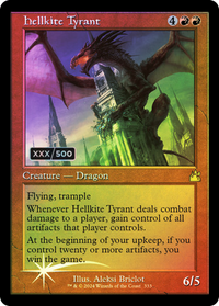Hellkite Tyrant (Retro) (Serialized) [Ravnica Remastered]