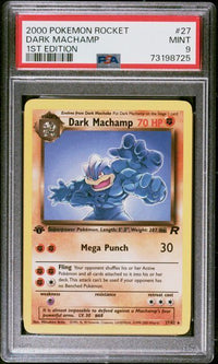 DARK MACHAMP #27 1st Edition PSA 9 Cert #73198725