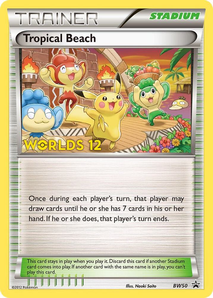 Tropical Beach (Worlds ) [Quarter-Finalist] (BW50) - Black and White Promos