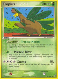 Tropius (27/107) (Estampillé) [EX : Deoxys] 