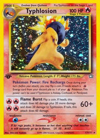 Typhlosion (17/111) - Neo Genesis 1st Edition Holofoil