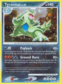 Tyranitar (17/123)  - Mysterious Treasures Holofoil