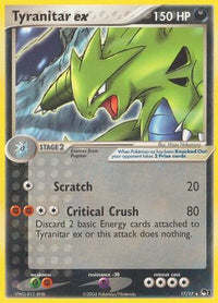 Tyranitar ex (Holo) (17/17) - POP Series 1 Holofoil