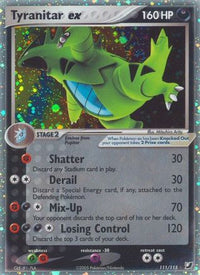 Tyranitar ex (111/115) - Unseen Forces Holofoil