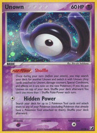 Unown (H) (H/115)  - Unseen Forces Holofoil