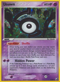 Unown (S) (S/115)  - Unseen Forces Holofoil