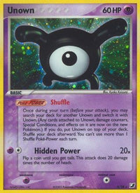 Unown (X/115) - Unseen Forces Holofoil