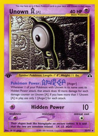 Unown [A] (33/75)  - Neo Discovery Unlimited