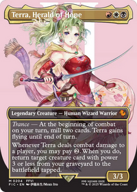 Terra, Herald of Hope (FIC-204) - Commander: FINAL FANTASY (Borderless)