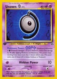 Unown [D] (47/75)  - Neo Discovery Unlimited