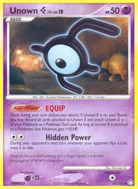 Unown [E] (65/123)  - Mysterious Treasures