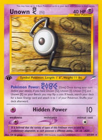 Unown [G] (27/105)  - Neo Destiny Unlimited