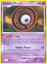 Unown [O] (70/132)  - Secret Wonders