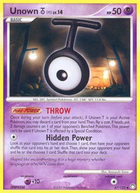Unown [T] (67/123) - Mysterious Treasures