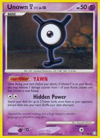 Unown (Y) (81/146) - Legends Awakened