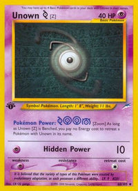 Unown [Z] (60/105) - Neo Destiny 1st Edition