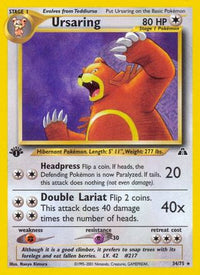 Ursaring (34/75)  - Neo Discovery Unlimited