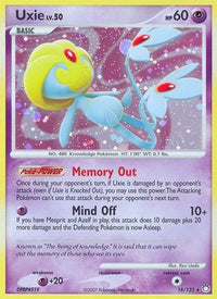 Uxie (18/123)  - Mysterious Treasures Holofoil