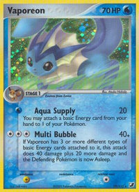 Vaporeon (19/115) (Estampillé) [EX : Forces invisibles] 