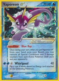 Vaporeon Star (102/108) - Power Keepers Holofoil