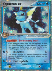 Vaporeon ex (110/113) - Delta Species Holofoil