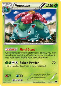 Venusaur (3/108) - Dark Explorers Holofoil