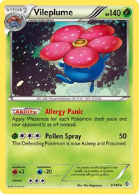 Vileplume (3/149)  - Boundaries Crossed Holofoil