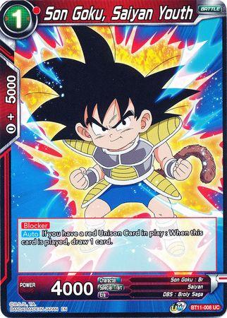 Son Goku, Saiyan Youth (BT11-008) [Vermilion Bloodline] - POKÉ JEUX