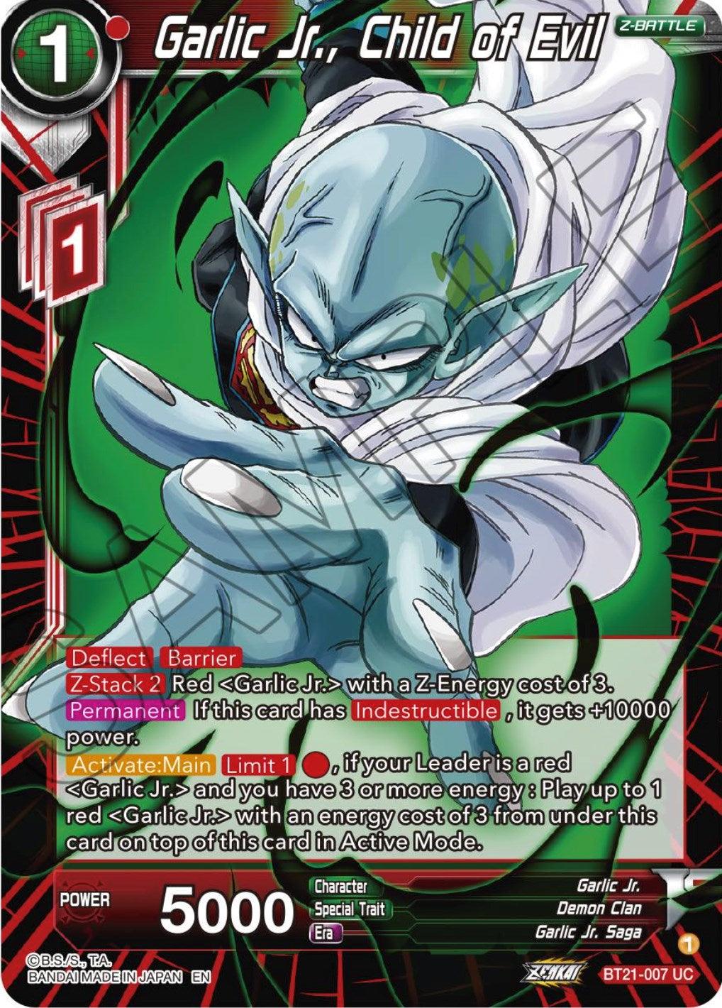 Garlic Jr., Child of Evil (BT21-007) [Wild Resurgence] - POKÉ JEUX