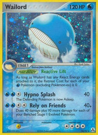 Wailord (14/92) (Estampillé) [EX : Legend Maker] 