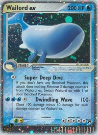 Wailord ex (100/100) - Sandstorm Holofoil
