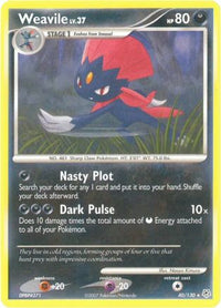 Weavile (40/130) - Diamond and Pearl