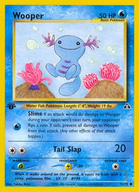 Wooper (71/75) - Neo Discovery 1st Edition
