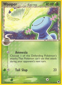 Wooper (Delta Species) (71/101) - Dragon Frontiers Reverse Holofoil
