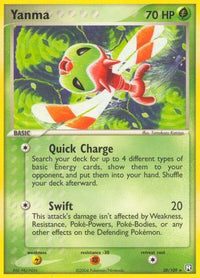 Yanma (28/109)  - Team Rocket Returns Reverse Holofoil