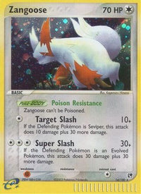 Zangoose (14/100) - Sandstorm Holofoil