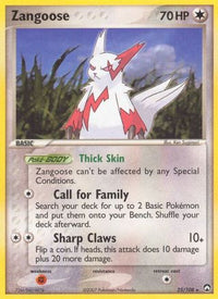 Zangoose (25/108)  - Power Keepers