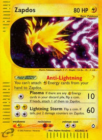 Zapdos (H32) (H32/147)  - Aquapolis Holofoil