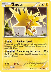 Zapdos (46/113) - Legendary Treasures Holofoil