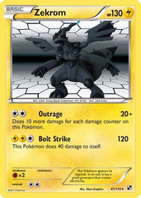Zekrom (47/114) - Black and White Holofoil